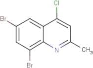 4-Chloro-6,8-dibromo-2-methylquinoline