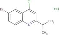 6-Bromo-4-chloro-2-isopropylquinoline hydrochloride