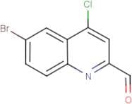 6-Bromo-4-chloroquinoline-2-carboxaldehyde