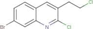 2-Chloro-3-(2-chloroethyl)-7-bromoquinoline