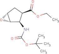 Ethyl (1S*,2R*,3R*,5R*)-2-(tert-butoxycarbonylamino)-6-oxa-bicyclo[3.1.0]hexane-3-carboxylate
