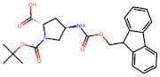 (2S,4R)-4-Aminopyrrolidine-2-carboxylic acid, N1-BOC 4-FMOC protected