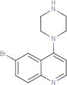 6-Bromo-4-(piperazin-1-yl)quinoline