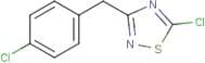 5-Chloro-3-[(4-chlorophenyl)methyl]-1,2,4-thiadiazole
