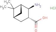 (1R,2R,3R,5R)-2-Amino-6,6-dimethylbicyclo[3.1.1]heptan-3-carboxylic acid hydrochloride