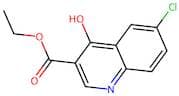 6-Chloro-4-hydroxyquinoline-3-carboxylic acid ethyl ester
