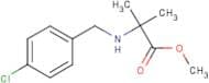 Methyl 2-{[(4-chlorophenyl)methyl]amino}-2-methylpropanoate