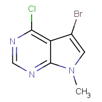 5-Bromo-4-chloro-7-methyl-7H-pyrrolo[2,3-d]pyrimidine