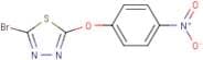 2-Bromo-5-(4-nitrophenoxy)-1,3,4-thiadiazole