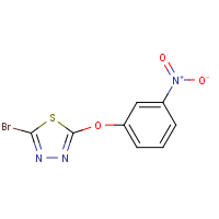 2-Bromo-5-(3-nitrophenoxy)-1,3,4-thiadiazole