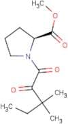 Methyl (2S)-1-(3,3-dimethyl-2-oxopentanoyl)pyrrolidine-2-carboxylate
