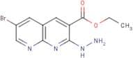 Ethyl 6-bromo-2-hydrazinyl-1,8-naphthyridine-3-carboxylate