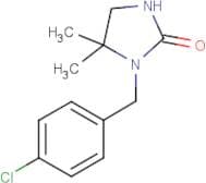 1-[(4-Chlorophenyl)methyl]-5,5-dimethylimidazolidin-2-one