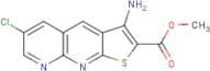 Methyl 3-amino-6-chlorothieno[2,3-b]1,8-naphthyridine-2-carboxylate