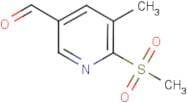 6-Methanesulfonyl-5-methylpyridine-3-carbaldehyde