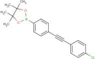 2-{4-[2-(4-Chlorophenyl)ethynyl]phenyl}-4,4,5,5-tetramethyl-1,3,2-dioxaborolane