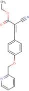 Ethyl-2-cyano-3-[4-(pyridin-2-ylmethoxy)phenyl]prop-2-enoate