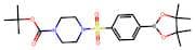tert-Butyl 4-{[4-(tetramethyl-1,3,2-dioxaborolan-2-yl)benzene]sulfonyl}piperazine-1-carboxylate