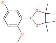 2-(5-Bromo-2-methoxyphenyl)-4,4,5,5-tetramethyl-1,3,2-dioxaborolane