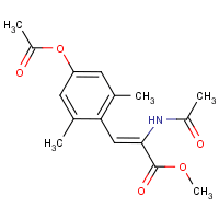 Methyl (2Z)-3-[4-(acetyloxy)-2,6-dimethylphenyl]-2-acetamidoprop-2-enoate