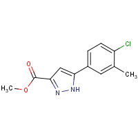 Methyl 5-(4-chloro-3-methylphenyl)-1H-pyrazole-3-carboxylate