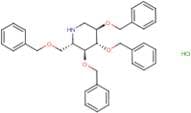 (2S,3S,4S,5R)-3,4,5-Tris(benzyloxy)-2-[(benzyloxy)methyl]piperidine hydrochloride