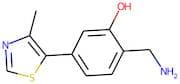 2-(Aminomethyl)-5-(4-methyl-1,3-thiazol-5-yl)phenol