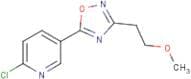 2-Chloro-5-[3-(2-methoxyethyl)-1,2,4-oxadiazol-5-yl]pyridine