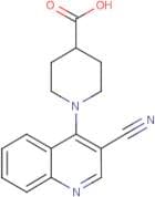 1-(3-Cyanoquinolin-4-yl)piperidine-4-carboxylic acid