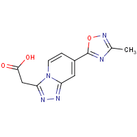 [7-(3-Methyl-1,2,4-oxadiazol-5-yl)[1,2,4]triazolo[4,3-a]pyridin-3-yl]acetic acid