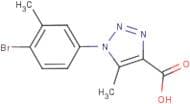 1-(4-Bromo-3-methylphenyl)-5-methyl-1H-1,2,3-triazole-4-carboxylic acid