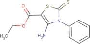 Ethyl 4-amino-3-phenyl-2-thioxo-2,3-dihydro-1,3-thiazole-5-carboxylate