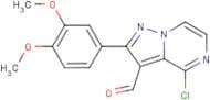 4-Chloro-2-(3,4-dimethoxyphenyl)pyrazolo[1,5-a]pyrazine-3-carbaldehyde
