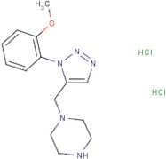 1-{[1-(2-Methoxyphenyl)-1H-1,2,3-triazol-5-yl]methyl}piperazine dihydrochloride