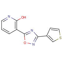 3-[3-(3-Thienyl)-1,2,4-oxadiazol-5-yl]pyridin-2(1H)-one