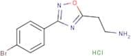 {2-[3-(4-Bromophenyl)-1,2,4-oxadiazol-5-yl]ethyl}amine hydrochloride