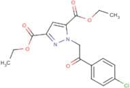 Diethyl 1-[2-(4-chlorophenyl)-2-oxoethyl]-1H-pyrazole-3,5-dicarboxylate