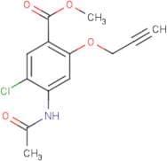Methyl 5-chloro-4-acetamido-2-(prop-2-yn-1-yloxy)benzoate