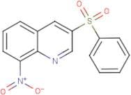 3-(Benzenesulfonyl)-8-nitroquinoline