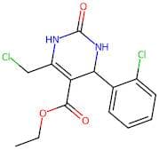 Ethyl 6-(chloromethyl)-4-(2-chlorophenyl)-2-oxo-1,2,3,4-tetrahydropyrimidine-5-carboxylate