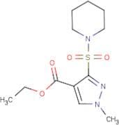 Ethyl 1-methyl-3-(piperidine-1-sulfonyl)-1H-pyrazole-4-carboxylate
