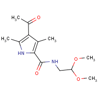 4-Acetyl-N-(2,2-dimethoxyethyl)-3,5-dimethyl-1H-pyrrole-2-carboxamide