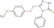 5-[(4-Methoxyphenoxy)methyl]-4-phenyl-2,4-dihydro-3H-1,2,4-triazole-3-thione