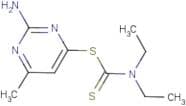 2-Amino-6-methyl-4-pyrimidinyl N,N-diethylcarbamodithioate