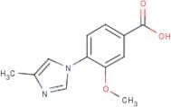 3-Methoxy-4-(4-methyl-1H-imidazol-1-yl)benzoic acid