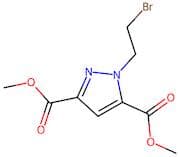 dimethyl 1-(2-bromoethyl)-1H-pyrazole-3,5-dicarboxylate