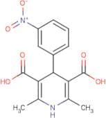 2,6-Dimethyl-4-(3-nitrophenyl)-1,4-dihydropyridine-3,5-dicarboxylic acid