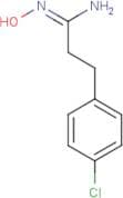 (E)-3-(4-chlorophenyl)-N'-hydroxypropanimidamide