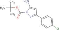 tert-Butyl 5-amino-3-(4-chlorophenyl)-1H-pyrazole-1-carboxylate