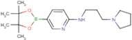 N-[3-(pyrrolidin-1-yl)propyl]-5-(tetramethyl-1,3,2-dioxaborolan-2-yl)pyridin-2-amine
